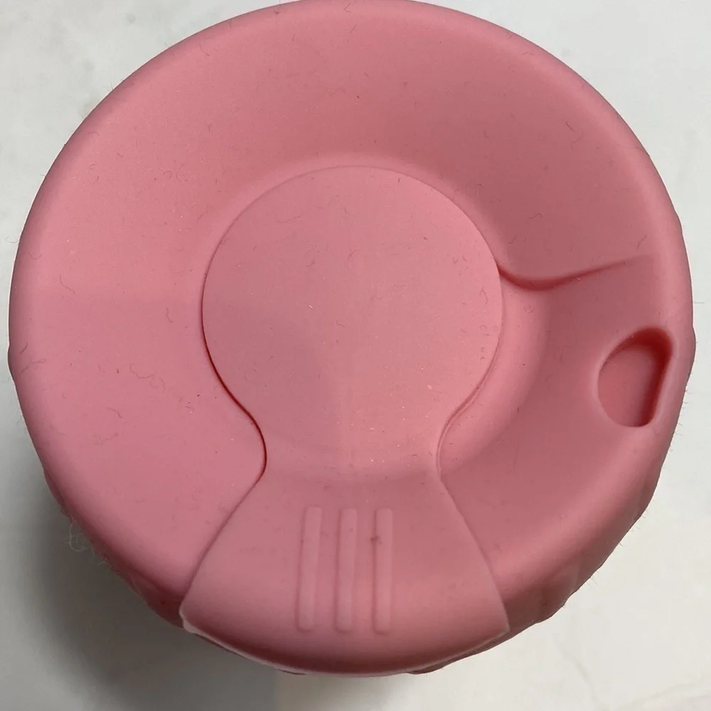 My Tagalongs pink reusable glass cup 11oz
